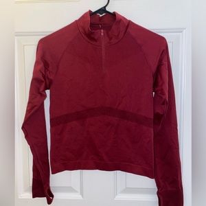 PINK cropped active jacket